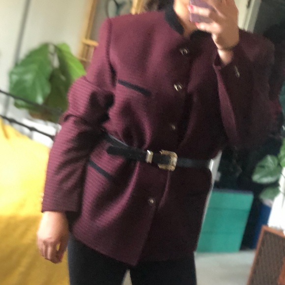 Wool Blazer Jacket - Picture 4 of 8